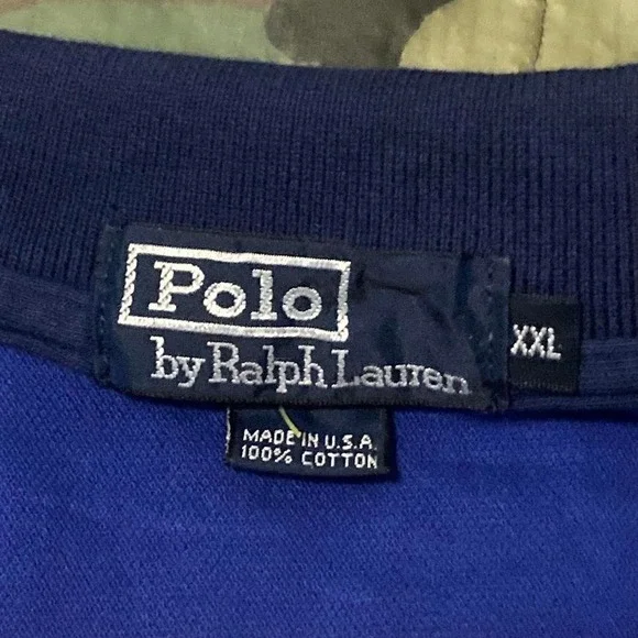 Polo Ralph Lauren vintage 90s vertical stripe rugby polo USA size XXL/26 - Picture 2 of 8